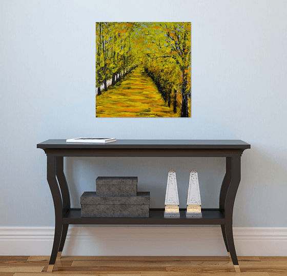 Yellow Prater in Vienna Austria