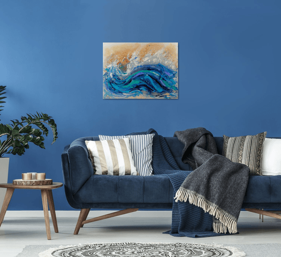 "Abstract Seascape" Landscape painting