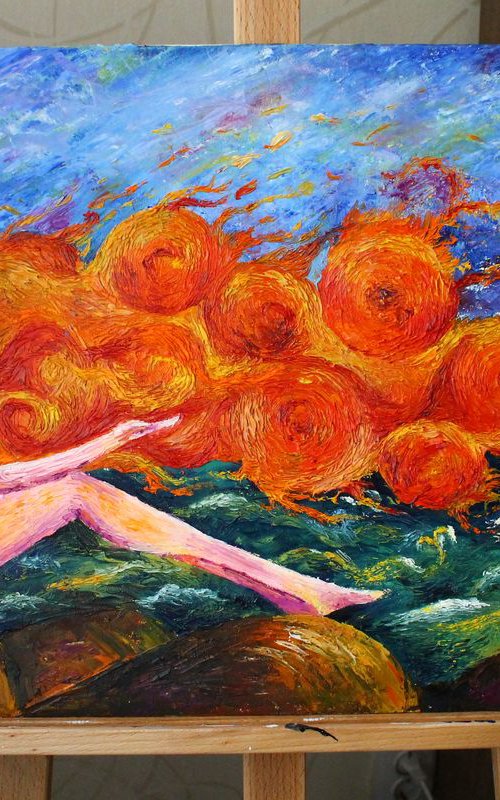 Girl & Ocean by Svetlana Vitman