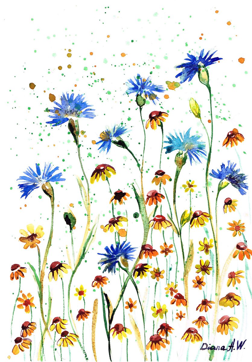 Meadow Flowers by Diana Aleksanian
