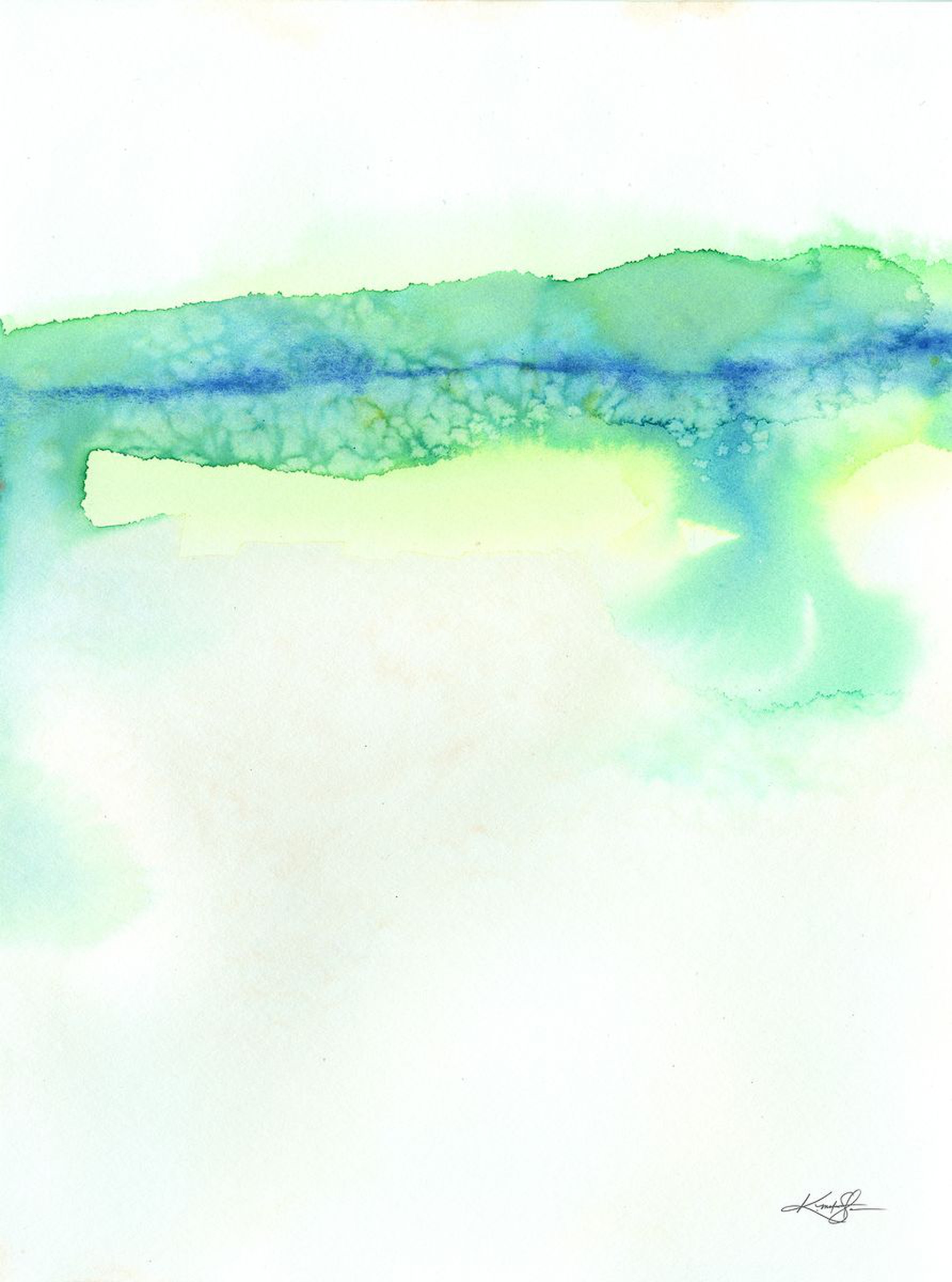 Silent Prayer 1 Abstract Minimalist Watercolor Artfinder