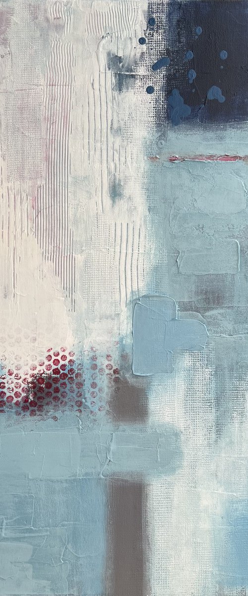 "Lovely Abstract Blue I" by Lisbeth Ascanio