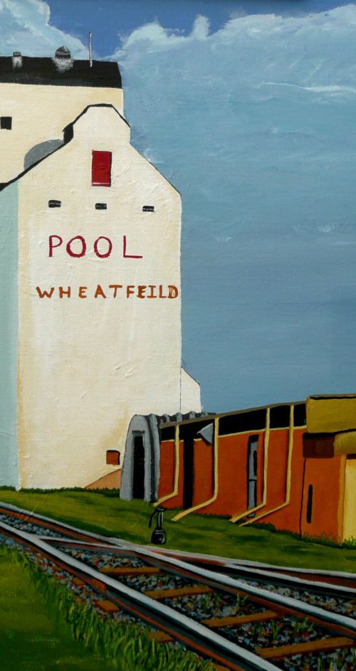 Wheatfield Grain Elevator by Dunphy Fine Art