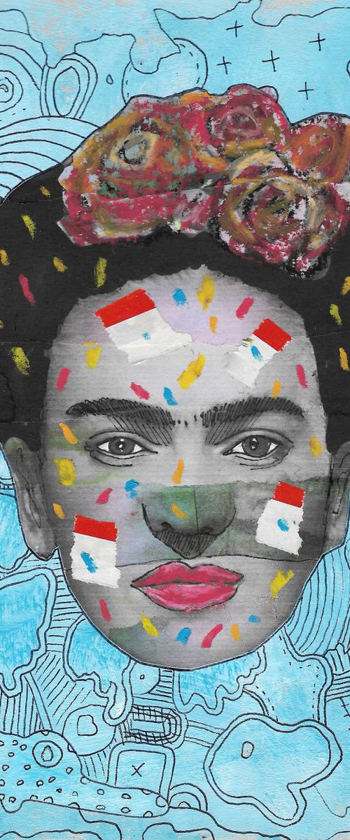 Portrait of Frida Kahlo #56 by Pavel Kuragin
