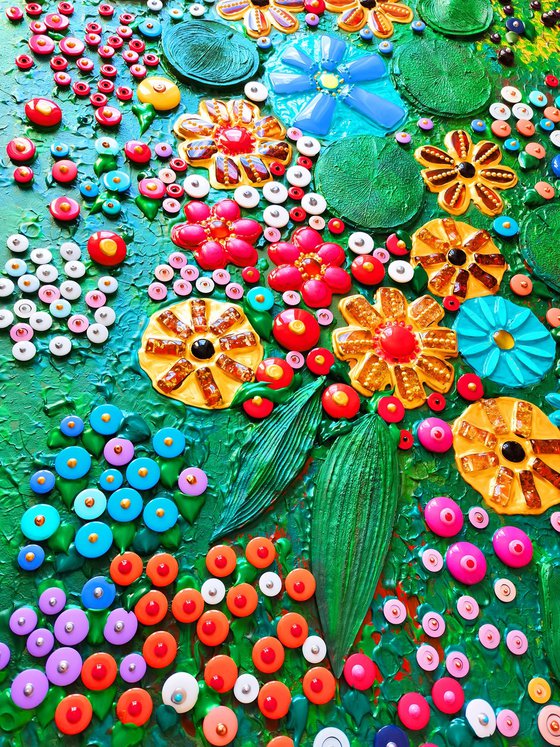 COLORFUL SUMMER GARDEN