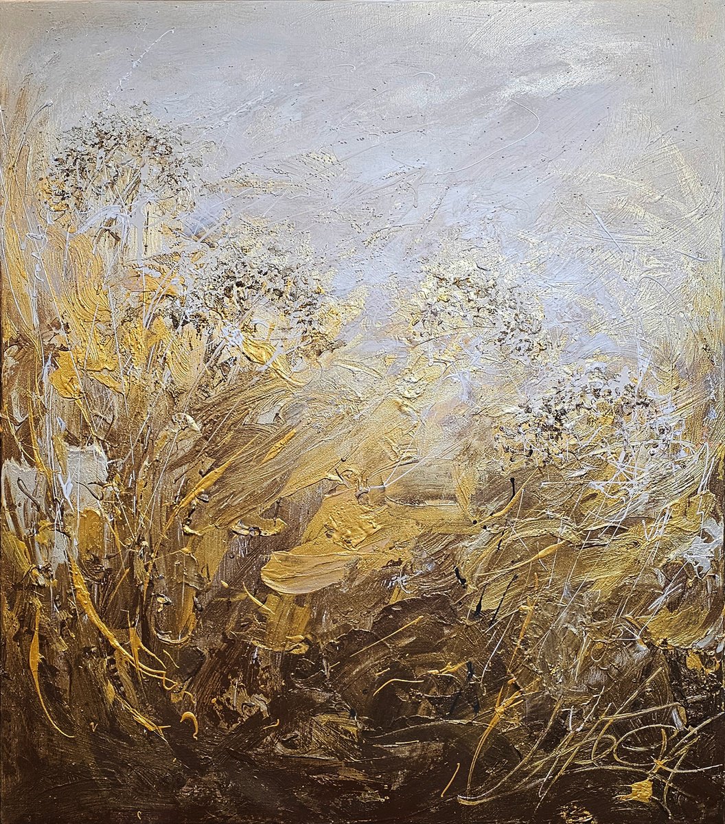 Summer Grasses By Viktoria Lapteva, 24 X 28, Artwork For Sale On Artfinder