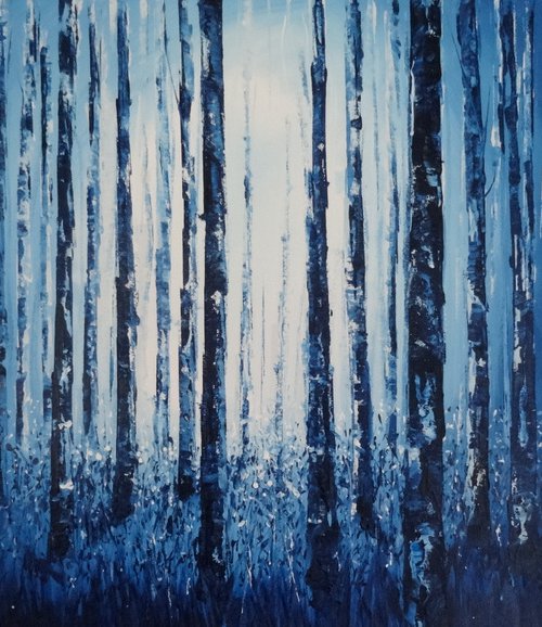 Out Of The Blue by Mel Davies Original Art
