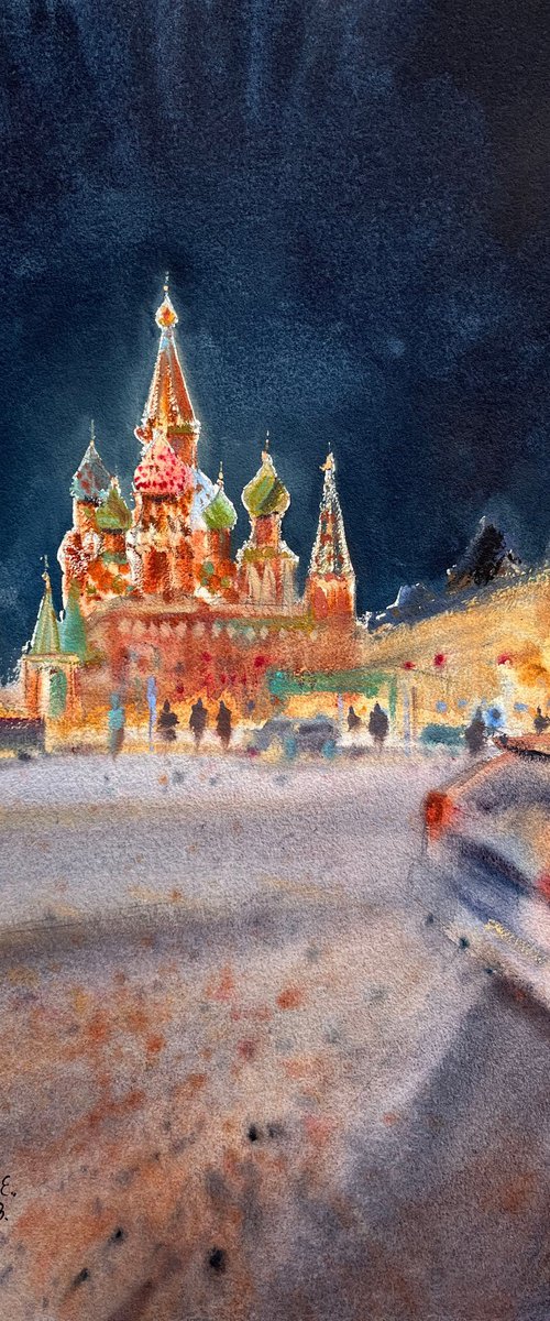 Night Moscow by Evgenia Panova