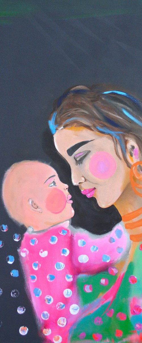 Motherhood by Poovi Art
