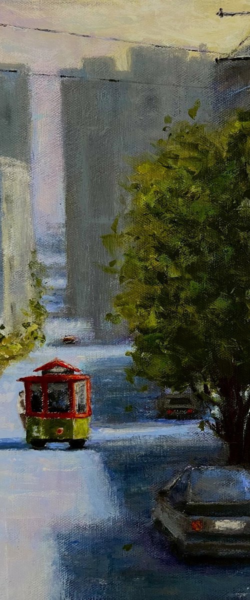 Quiet echoes of a cable ride by Cristina Mihailescu