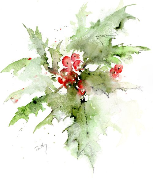 Holly and Berries by Alex Tolstoy