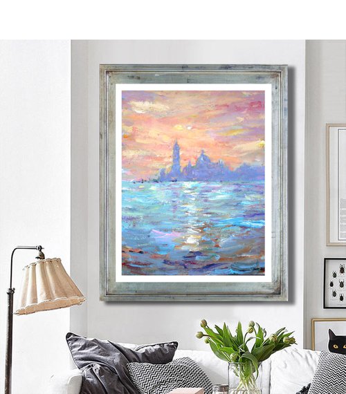 DISCOUNT SPECIAL PRICE " VENICE " ORIGINAL PAINTING by mir-jan