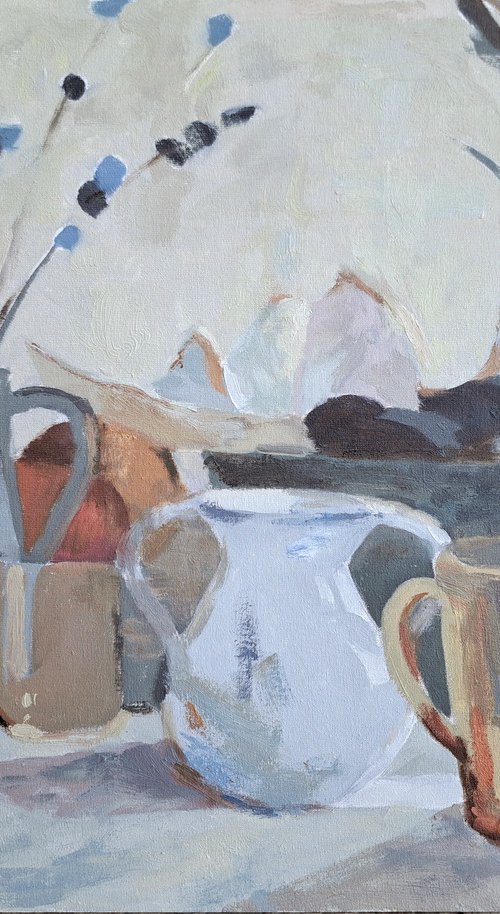 White still life by Liudmyla Chemodanova