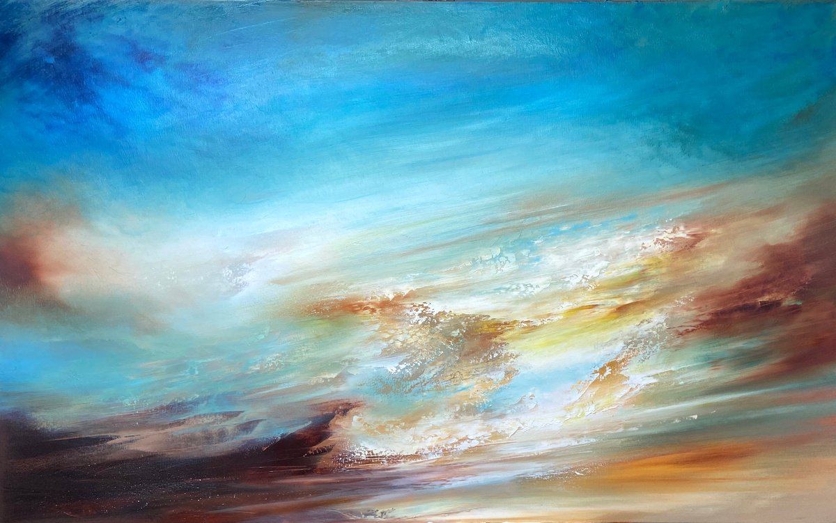 The Dance Of Helios By Paul Kingsley Squire, 48 X 30, Artwork For Sale On Artfinder