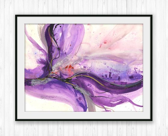 Blooming Wonder - Abstract Floral Painting  by Kathy Morton Stanion