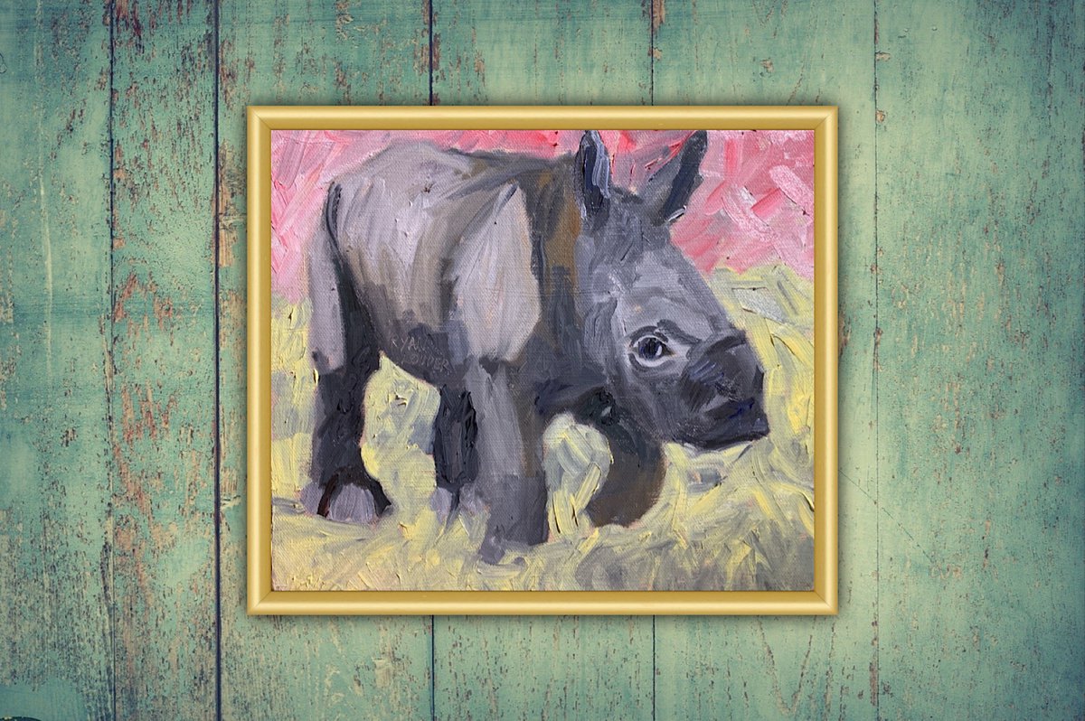 Baby Rhino by Ryan Louder