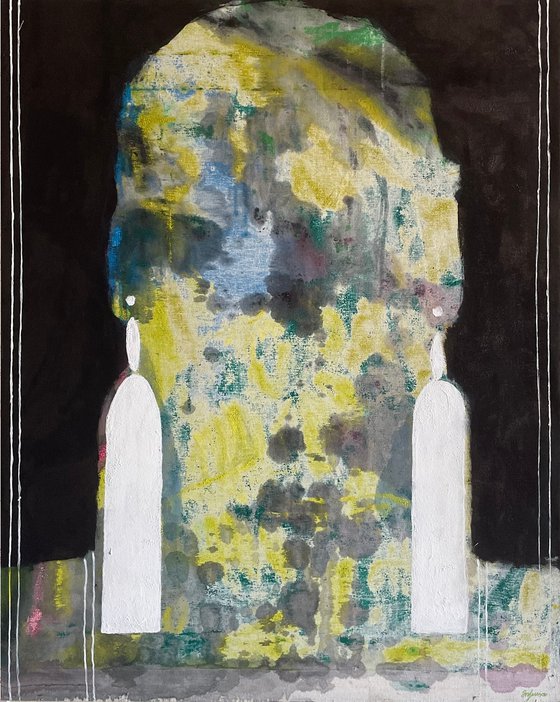 Portrait with White Earrings