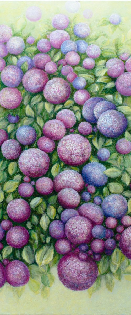 The Hydrangea Galaxy by Mila Moroko