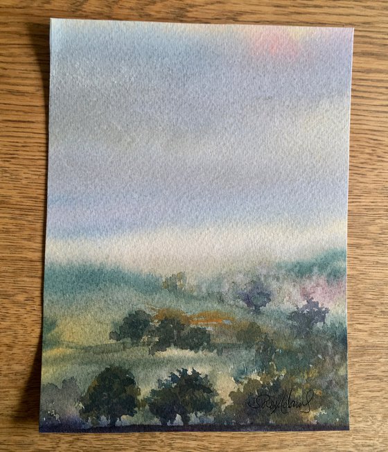 Valley of Melbury hill, North Dorset