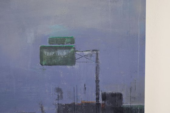 Foggy Date Oil on canvas by Bo Kravchenko
