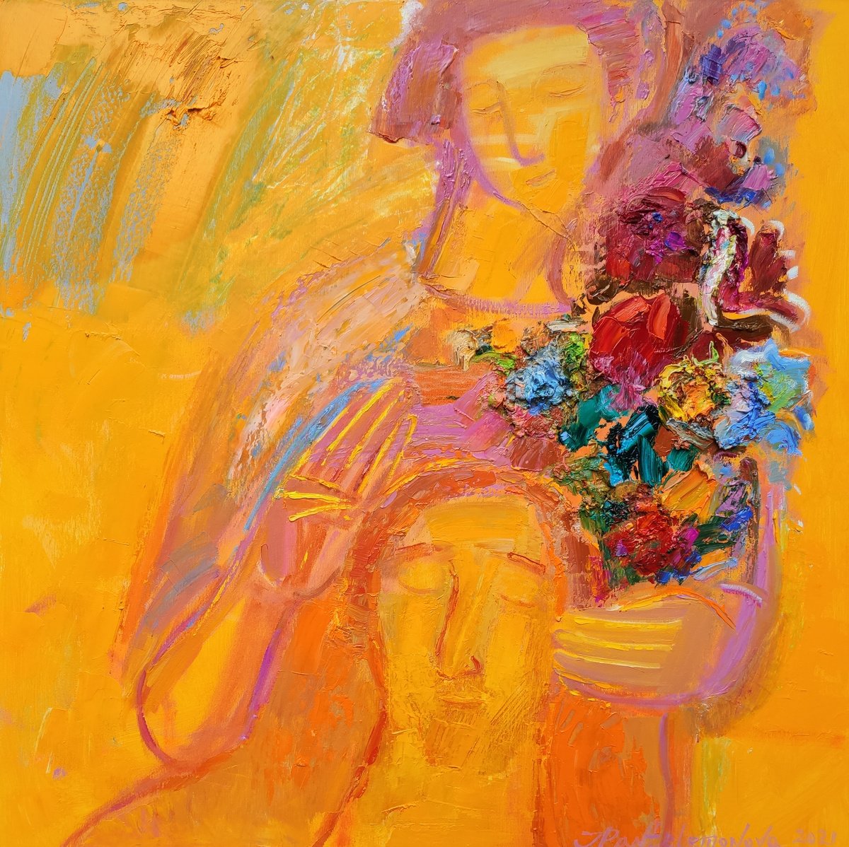 Touches By Inna Pantelemonova, 28 X 28, Artwork For Sale On Artfinder