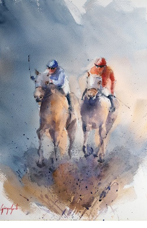 the horse race 42 by Giorgio Gosti