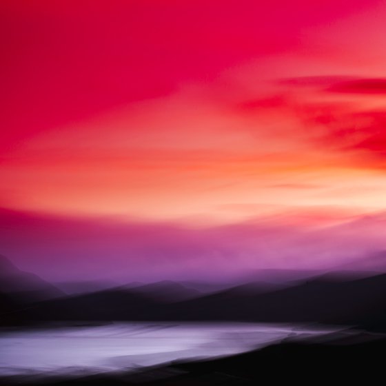 Summer Skies, Isle of Skye - Extra large abstract canvas