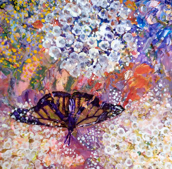 Butterflies as flying flowers #1