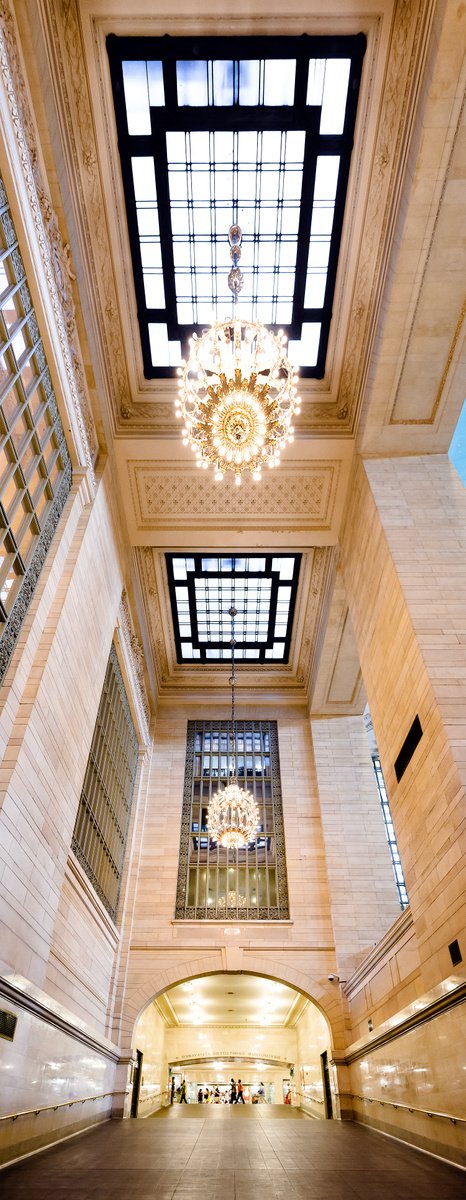 Photorealistic Cityscapes Photograph By Tom Hanslien, 40 X 101", Grand Central Terminal, Original Artwork