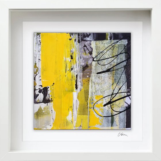 Framed ready to hang original abstract  - Untold #5