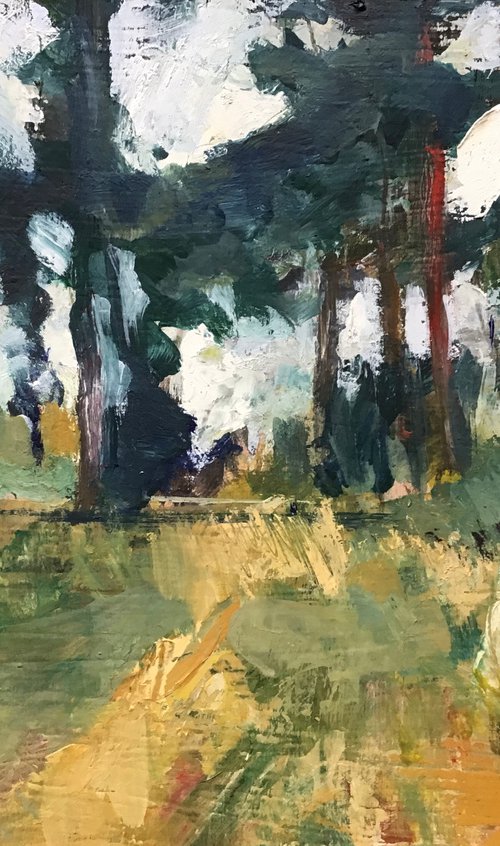 Pine Trees by Sandra Haney