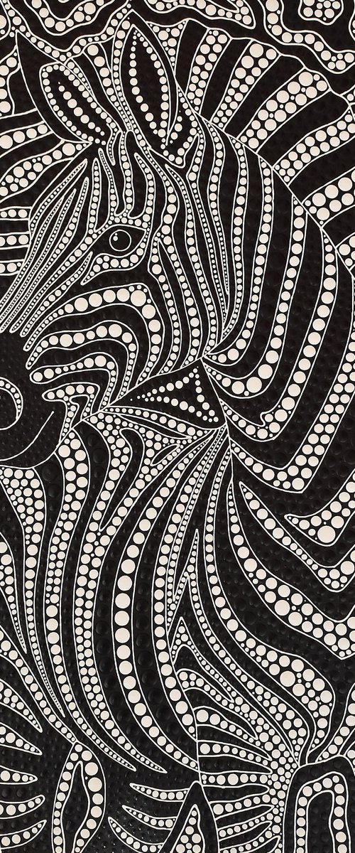 Zebra Labyrinth by Oxana Lazari