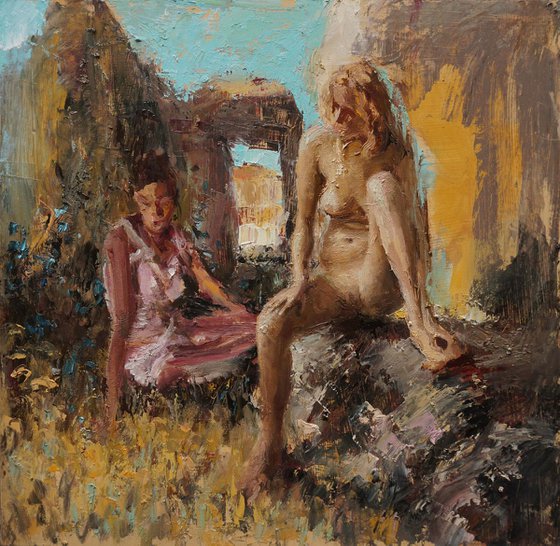 Confidences in the ruins