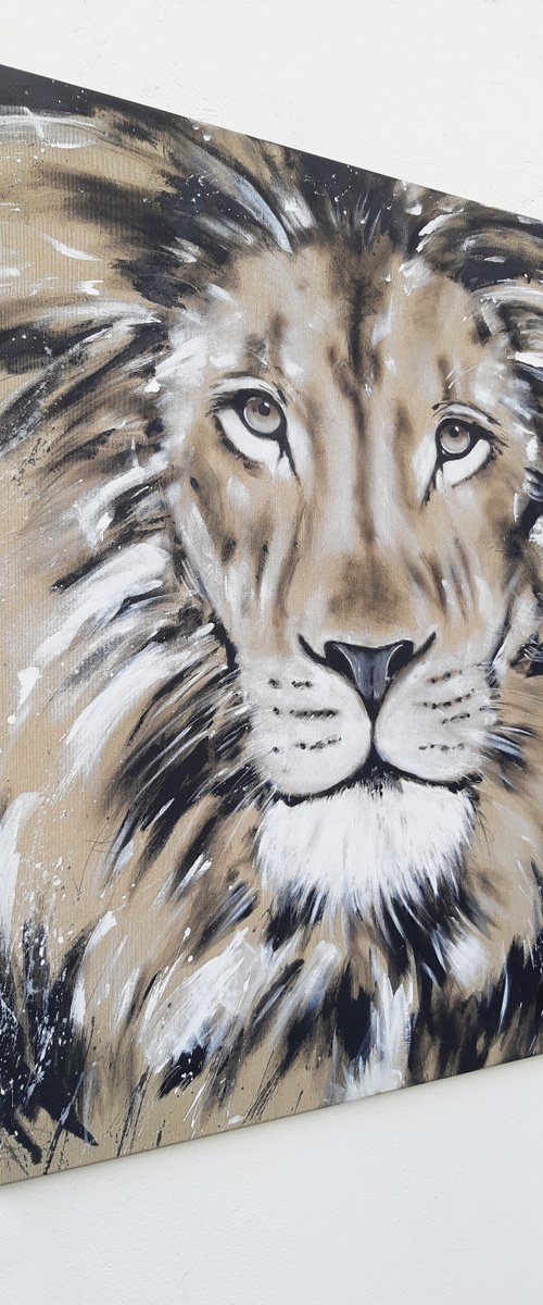Lion #9 - Series BIG CAT by Stefanie Rogge