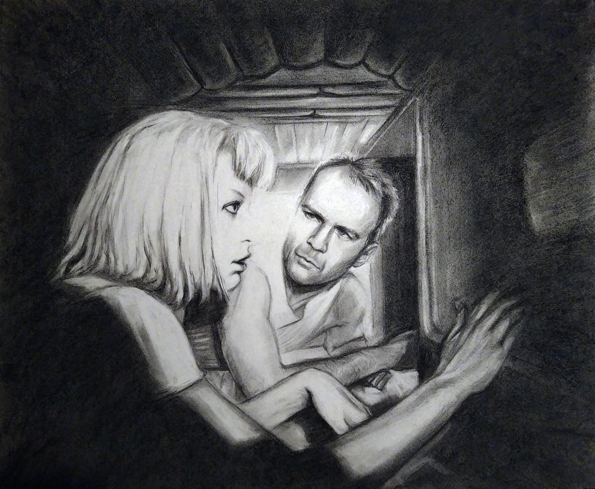 Impressionistic Charcoal Drawing , The Future Is Already Here By Yulia Lihina, 24 X 20, Artwork For Sale On Artfinder