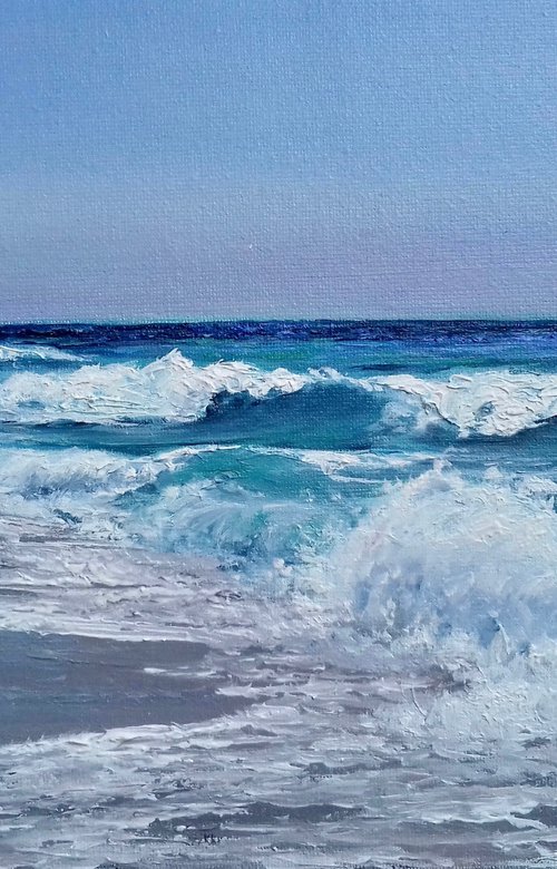 TURQUOISE WAVES by Aflatun Israilov