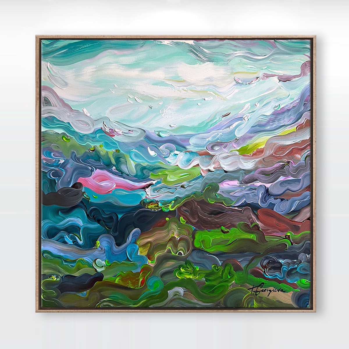 Valley Of Dreams By Tatiana Georgieva, 31 X 31, Artwork For Sale On Artfinder