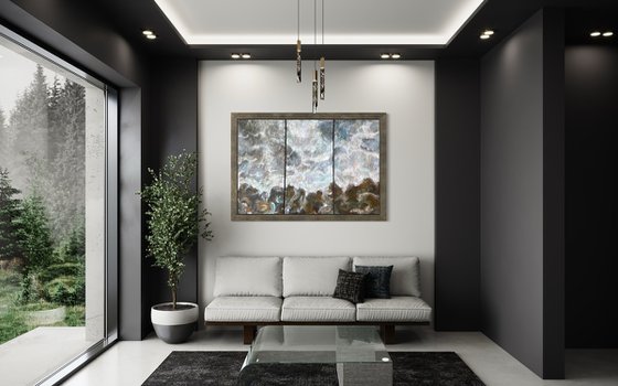 Triptych «  Symphony of nature”