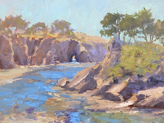 Plein Air Seascape Mendocino Coast