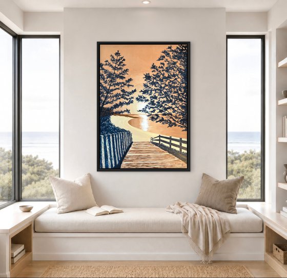 One morning on Kermyl Beach