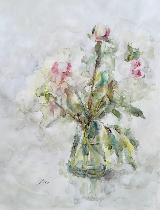 Peonies 50x65 cm 2025