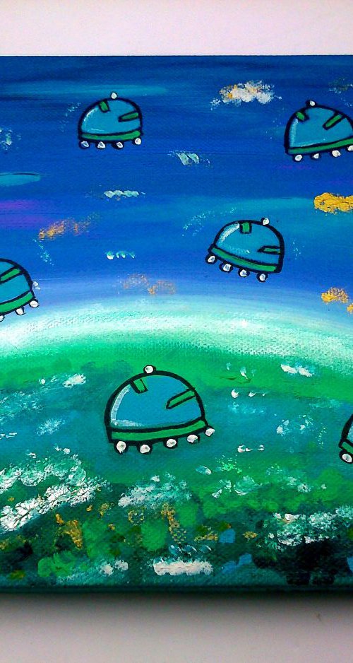 In Space.. by Maria Luisa  Azzini