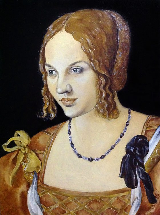 PORTRAIT OF A YOUNG VENETIAN, copy after Albrecht Durer