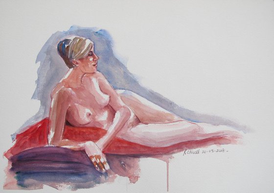 reclining female nude