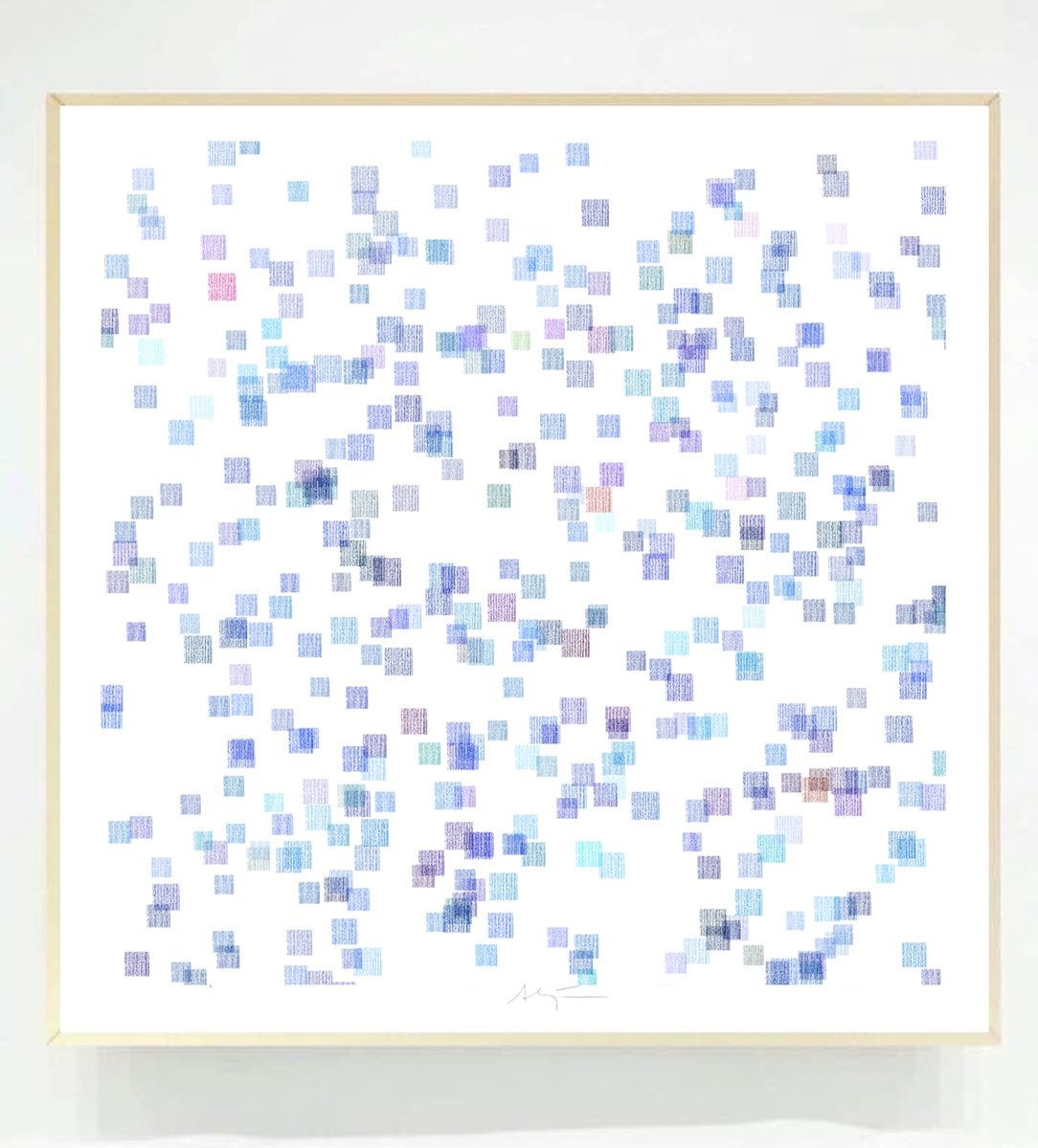 Graphic Giclee Print , Birds I By Alejos, 32 X 32, Artwork For Sale On Artfinder