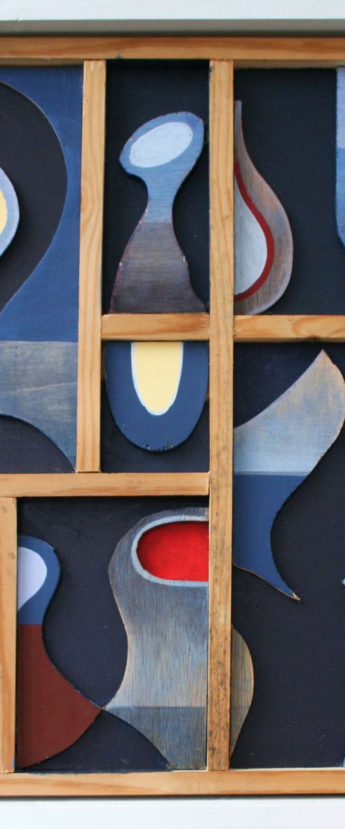 Organic Language (relief construction) by Liam Hennessy