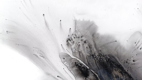 Nature 575 — Abstract Monochrome Surge