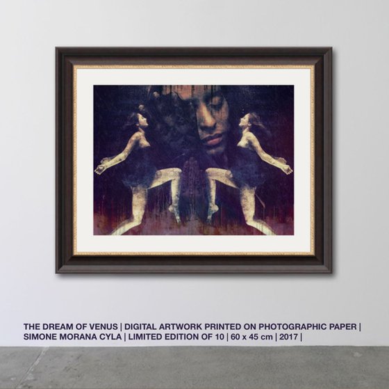THE DREAM OF VENUS | 2017 | DIGITAL ARTWORK PRINTED ON PHOTOGRAPHIC PAPER | HIGH QUALITY | LIMITED EDITION OF 10 | SIMONE MORANA CYLA | 60 X 45 CM