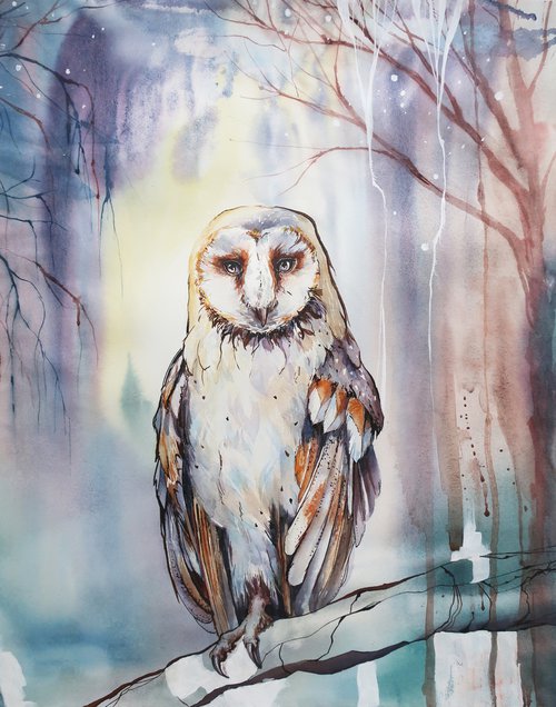 The Owl. by Alla Vlaskina