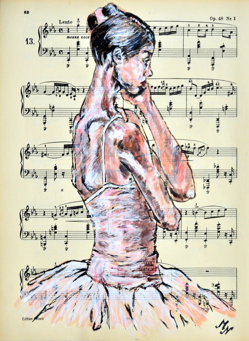Ballerina XXIV - Music Page by Misty Lady - M. Nierobisz